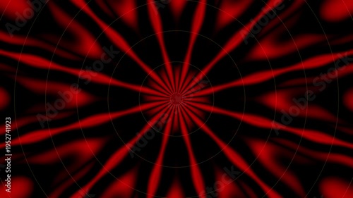 Red abstract background with lines.