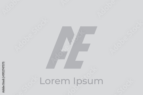 AE abstract logo