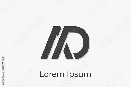 logo for company, AD abstract logo design