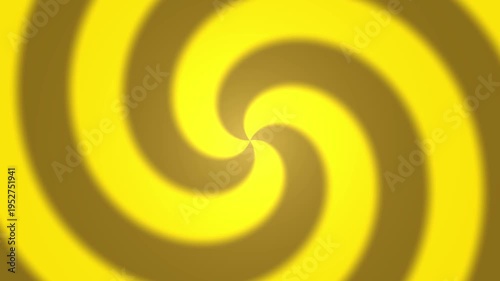 Yellow Brown Swirl Optical Illusion Background.