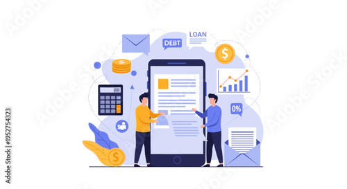 Financial Debt Management and Loan Application via Mobile App