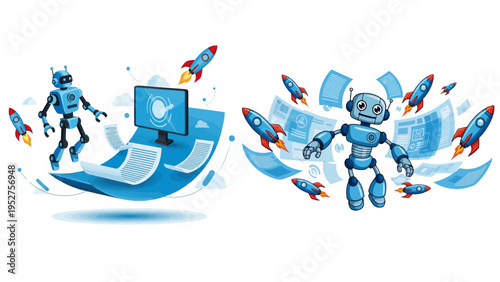 Robot driven future technology enables digital invoice automation, boosting speed, accuracy, and secure document workflow with smart platform integration.