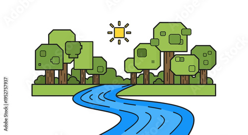 simple abstract concept image with minimal visual elements