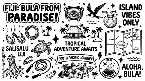 Fiji Tropical Island Vibes: Aloha Bula Paradise Travel