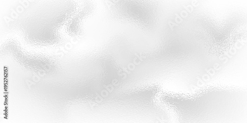 Vector shiny foil or silver metallic pattern. Texture of transparent, matte white and grey frosted glass, blur effect