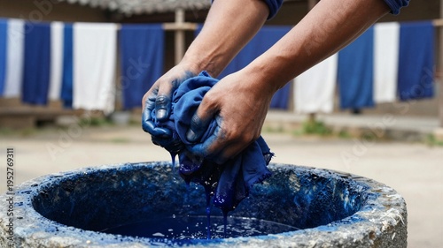 The Indigo Dyer's Hands