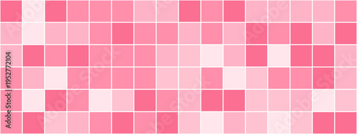 Tile mosaic background for pink bathroom kitchen and texture ceramic wall. White 3d backdrop for pool toilet vector and abstract banner bright. Tile design floor for pink house illustration.