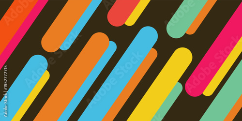 Abstract minimal geometric shape background with gradient. Dynamic shapes composition eps10