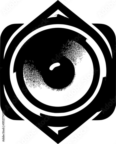 Sound Wave Icon: A visually striking, abstract representation of sound amplification, ideal for illustrating audio concepts.