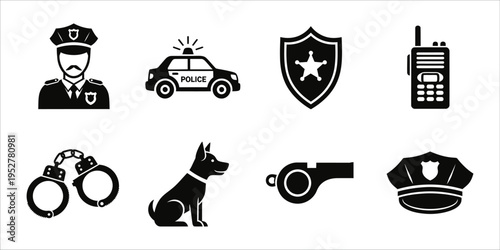 Police and law enforcement icons