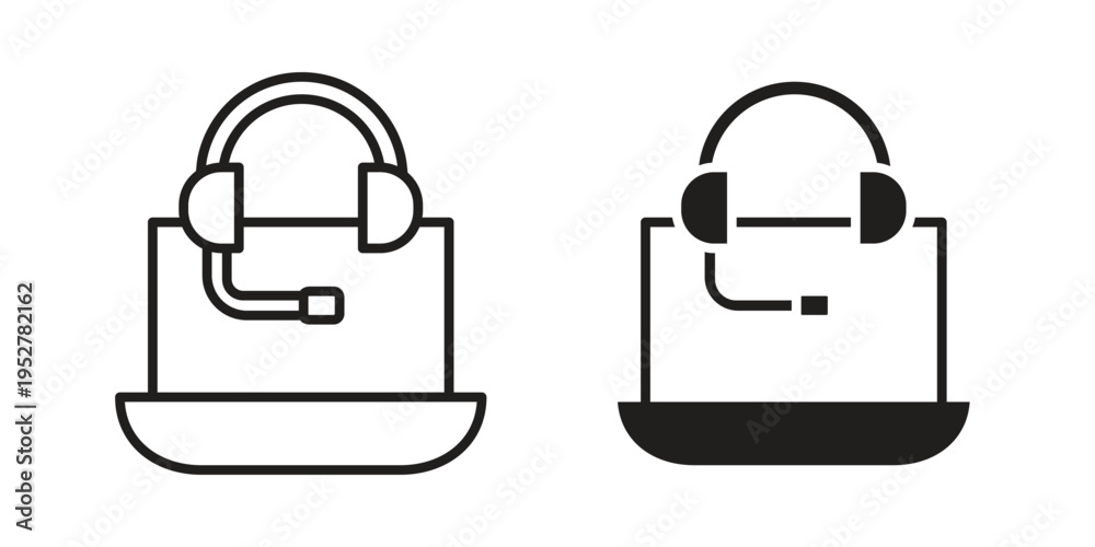 Obraz premium Tech support icon Symbol for App and Web UI Design Vectors