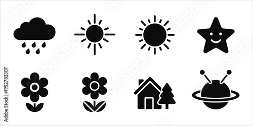 Weather and nature icons
