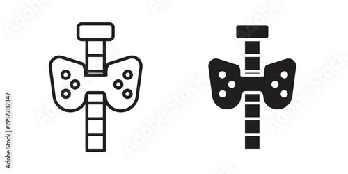 Thyroid icon Symbol for App and Web UI Design Vectors