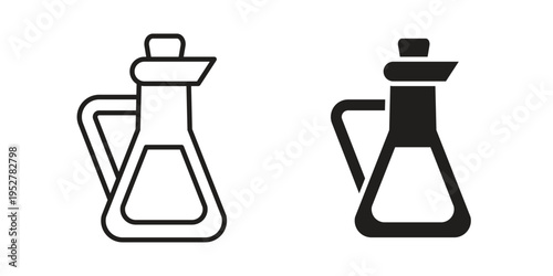 Vinegar icon Symbol for App and Web UI Design Vectors