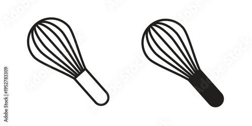 Whisk icon Symbol for App and Web UI Design Vectors