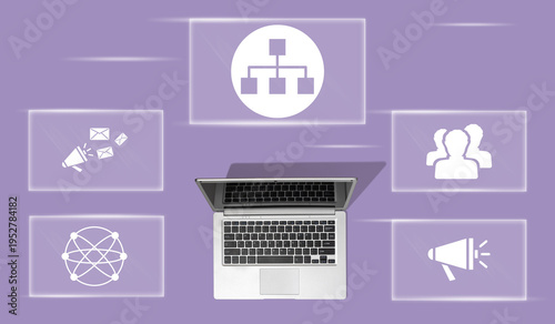 Concept of network marketing