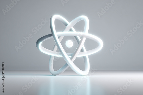 Modern atomic symbol design in a simple space setting