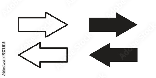 Transfer arrows icon. filled flat sign for mobile concept. glyph and line symbols