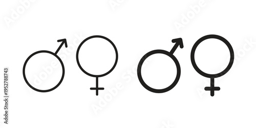 Unisex icon. filled flat sign for mobile concept. glyph and line symbols