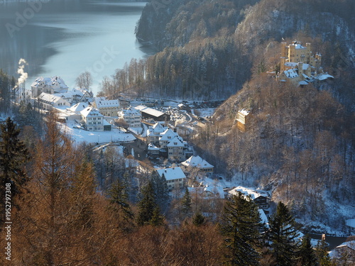 Foto Alpsee Schloss Hohenschwangau, Neuschwanstein