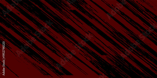Grunge halftone gradient background. Faded grit noise texture. black and red sand wallpaper.  Vector graphic design textured template.