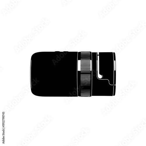 A black leather and metal buckle style USB flash drive is isolated on white as a digital data storage memory accessory and fashion tool for computer equipment