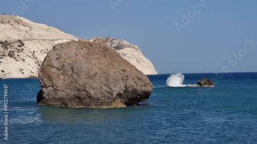 Offshore Rocks at Aphrodites Beach in Cyprus