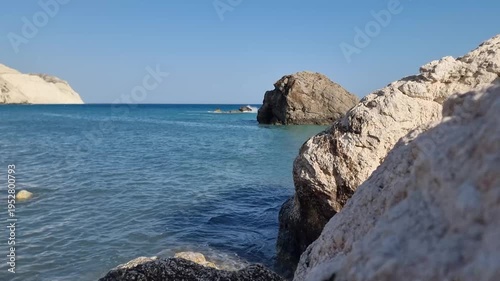 Offshore Rocks at Aphrodites Beach in Cyprus