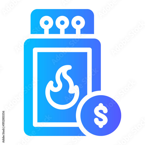 money gradient icon