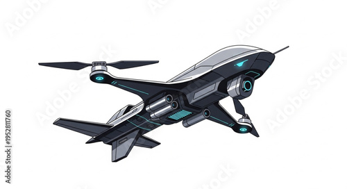 High-tech drone with camera ready for aerial photography and videography missions.