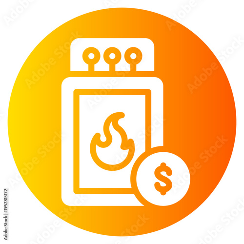 money gradient icon