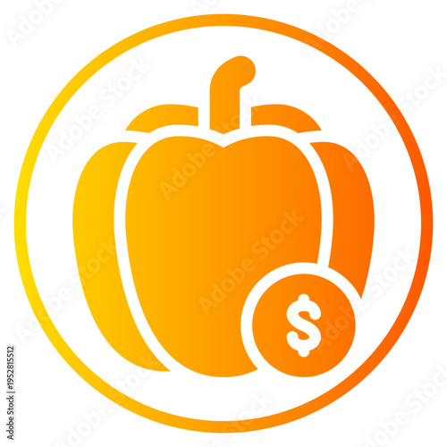 money gradient icon
