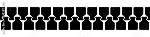 Zipper pattern. Zipper seamless pattern