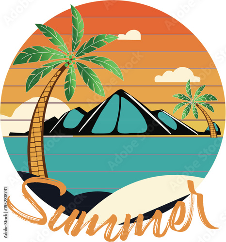 summer t-shirt design