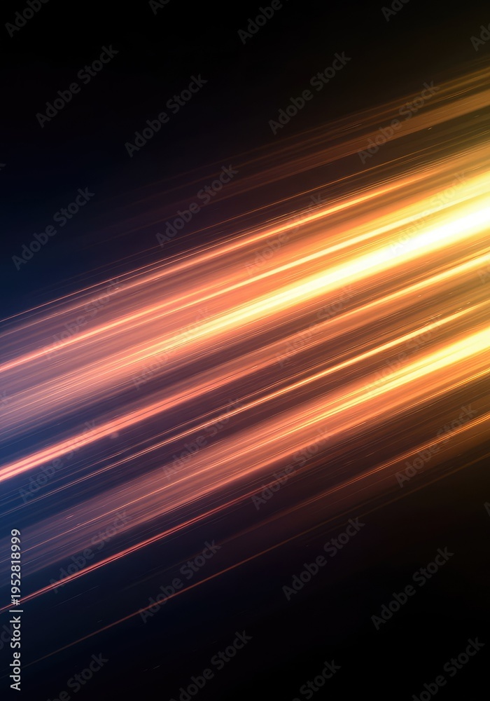 Naklejka premium Dynamic abstract visualization of rapid power and force. Fast flowing energy streaks demonstrating speed, momentum, and intense acceleration, transfer, futuristic, ripple