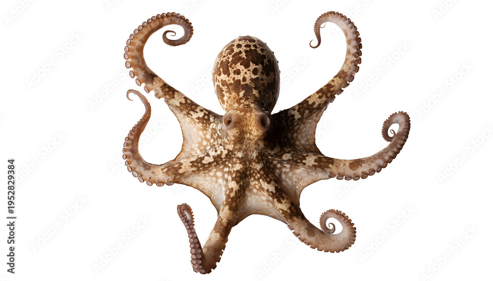 Obraz premium octopus isolated on white