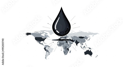 Global Oil Dependence - A Visual Representation of Resource Distribution.