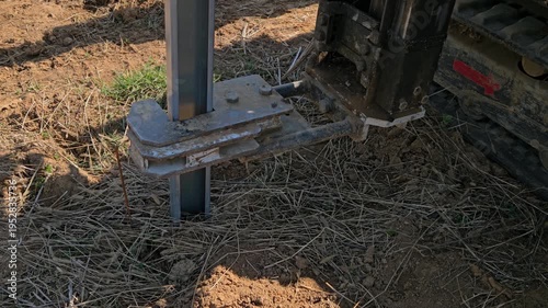 Wallpaper Mural Construction of a Solar Power Plant - (4K) Torontodigital.ca
