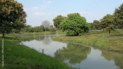 river in the park