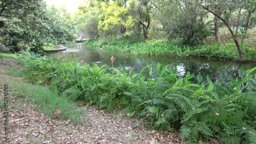a boat in the river