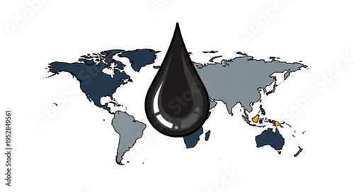 Global Oil Dependency - A Visual Representation of Crude Oils Influence.