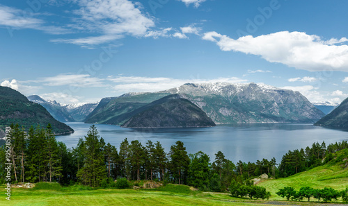 View of Eidfjord in Norway