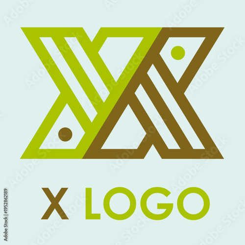 X modern and unique logo