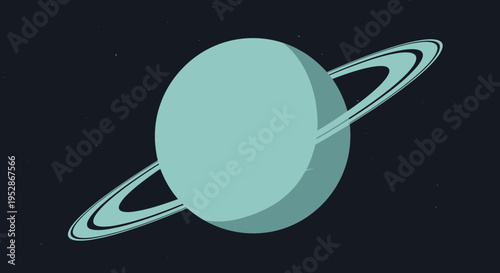 Saturn planet with ring system 6.