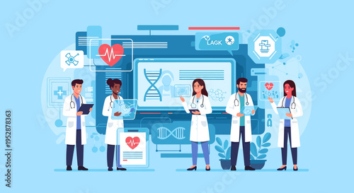 A calming and minimalist blue background with abstract shapes. Perfect for websites, presentations, or digital marketing materials needing a clean, mo