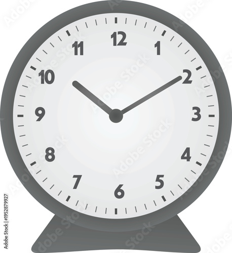 Blue alarm clock. vector illustration