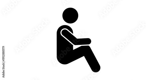 3d graphic of a man symbol on white background