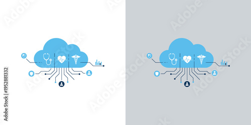 Modern Healthcare Cloud Technology Seamless Management of Medical Data, Electronic Health Records, and Digital Solutions for Enhanced Patient Care and Secure Information Systems