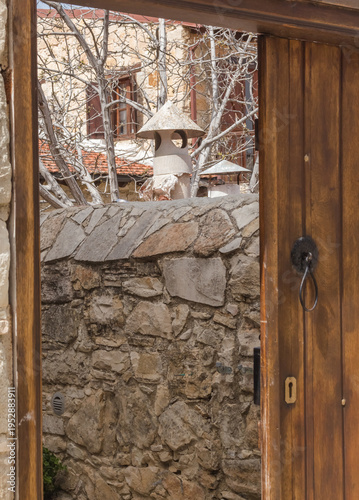 Traditional Stone Streets of Lofou Village, Cyprus