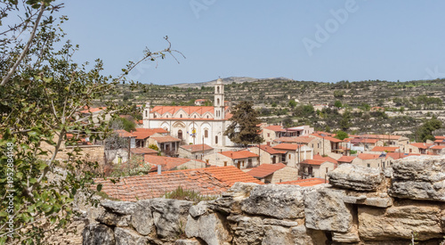 Traditional Stone Streets of Lofou Village, Cyprus